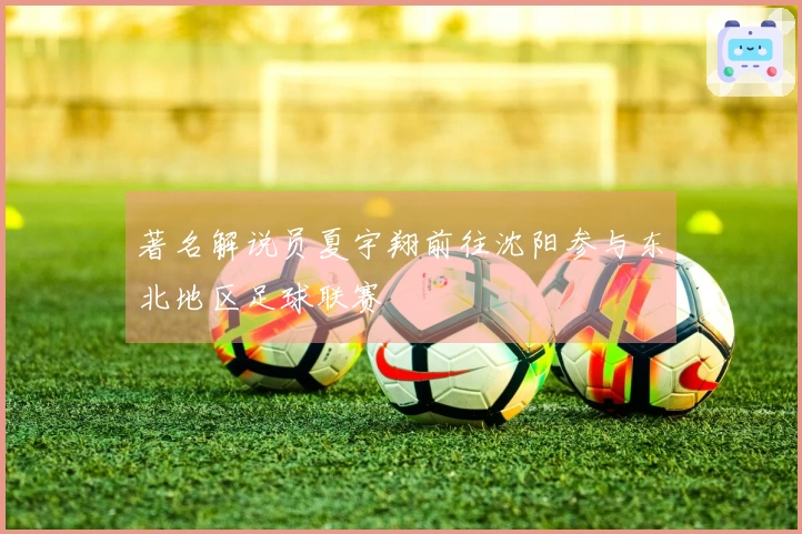 著名解说员夏宇翔前往沈阳参与东北地区足球联赛